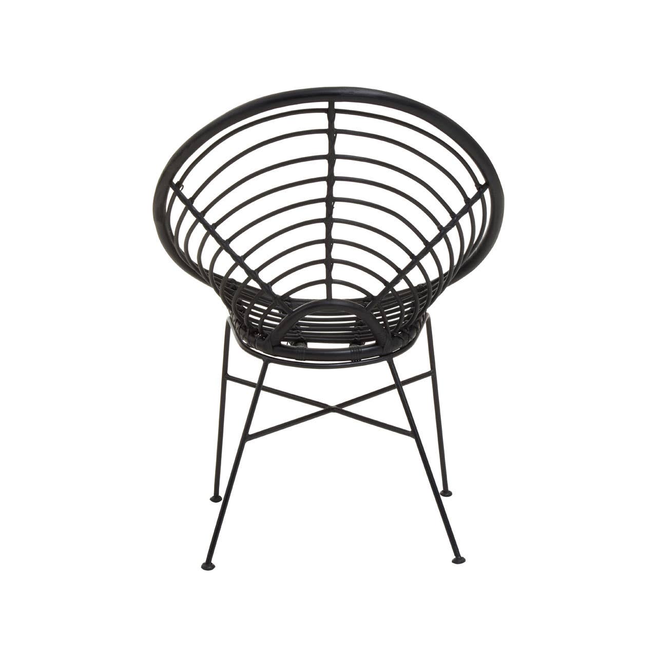 Rattan Round Seat Chair