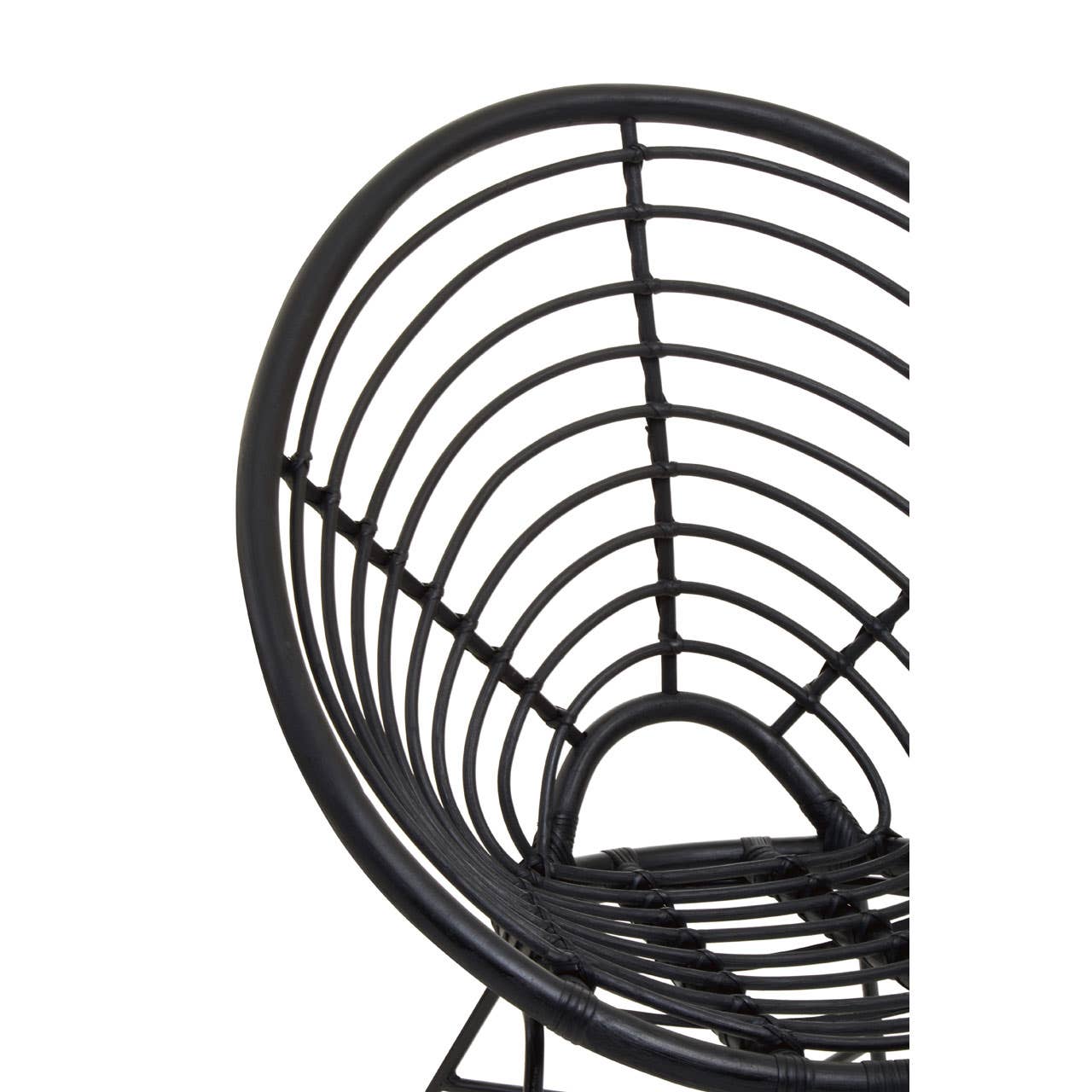 Rattan Round Seat Chair