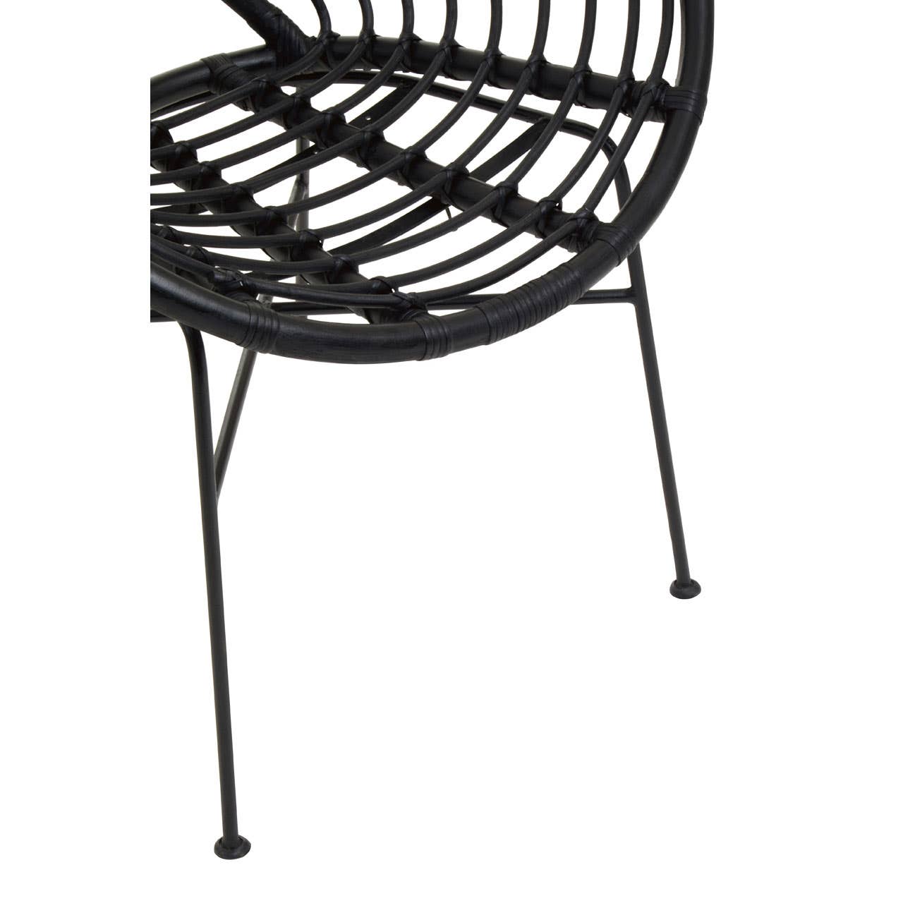 Rattan Round Seat Chair
