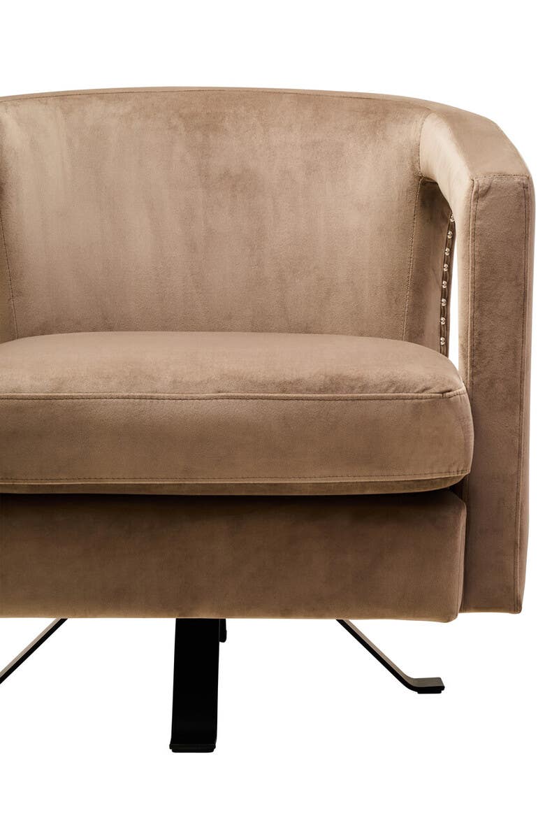 Luxe Velvet Swivel Accent Chair