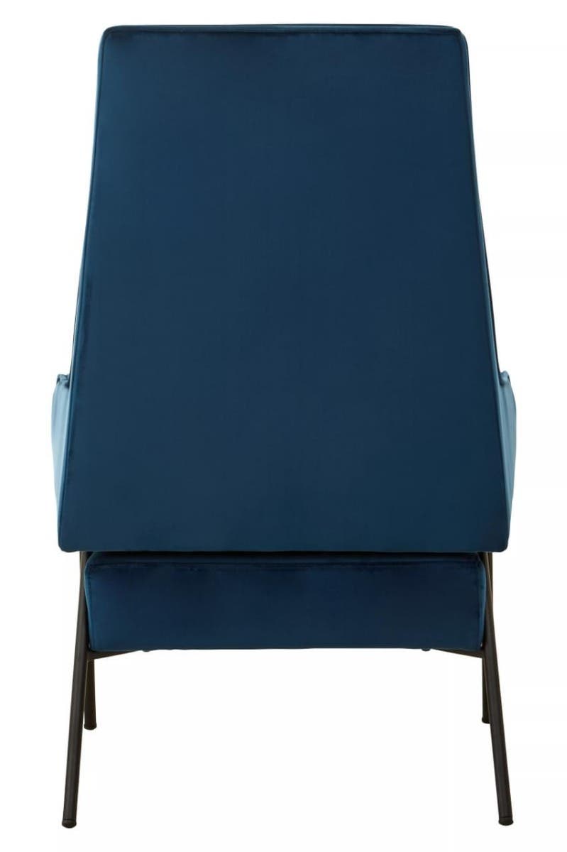 Luxe Navy Velvet Armchair