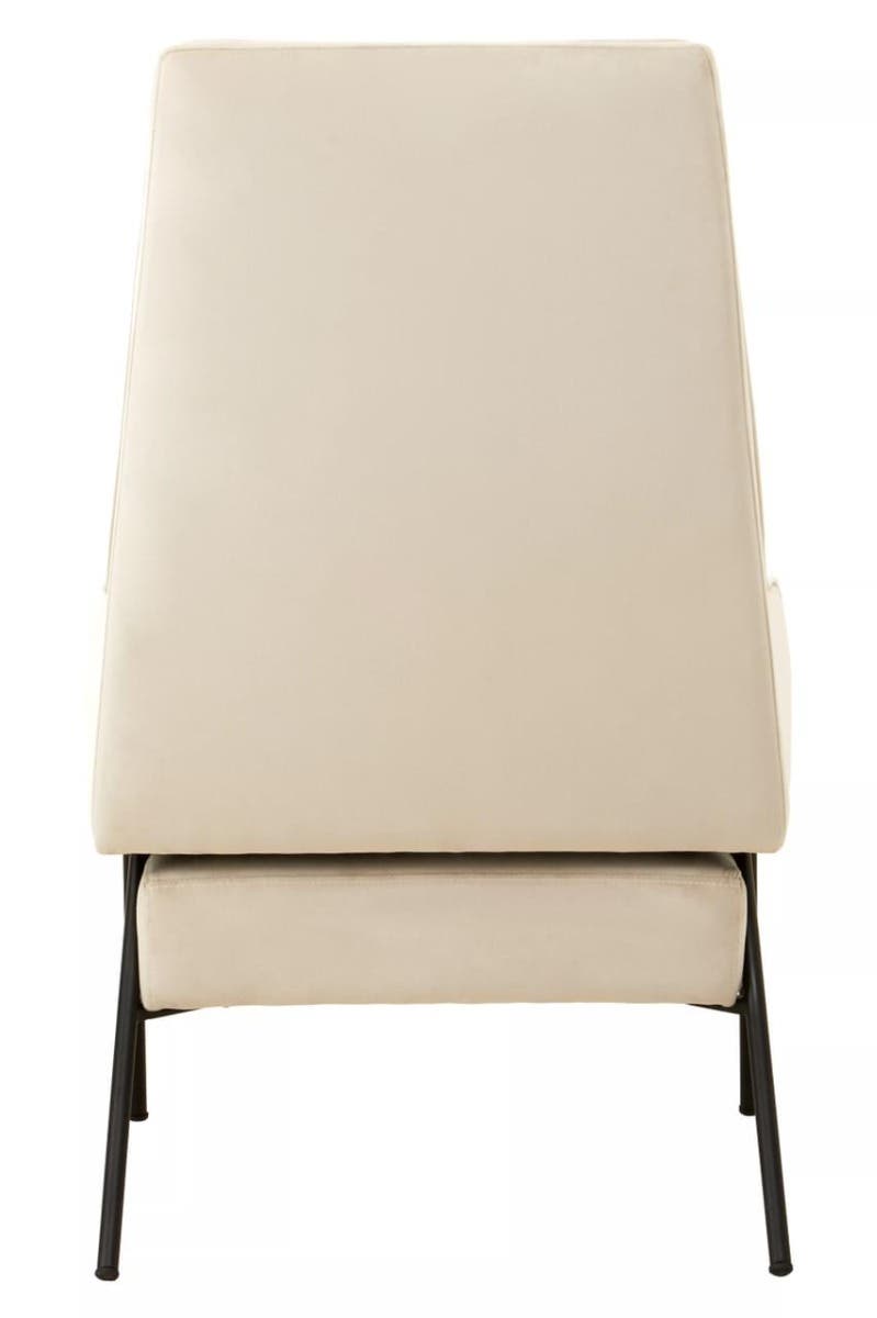 Luxe Cream Velvet Armchair