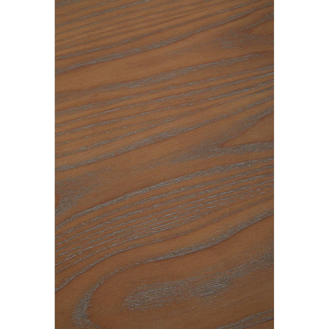 Closeup of natural wood grain texture, brown finish, ideal for furniture surfaces