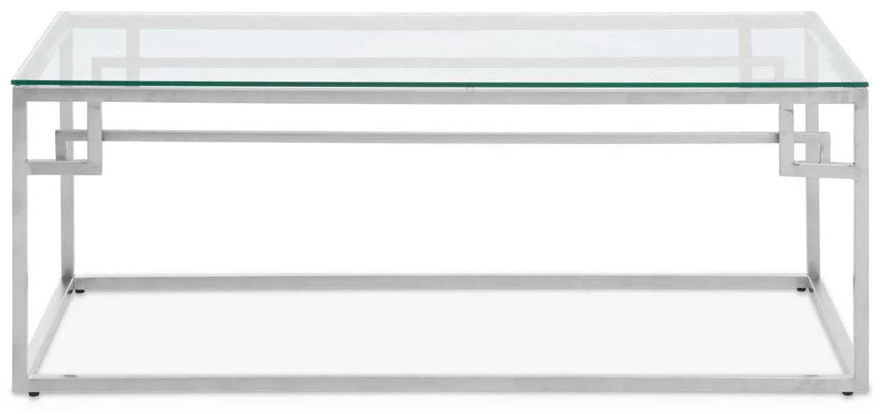 Silver Glass Coffee Table
