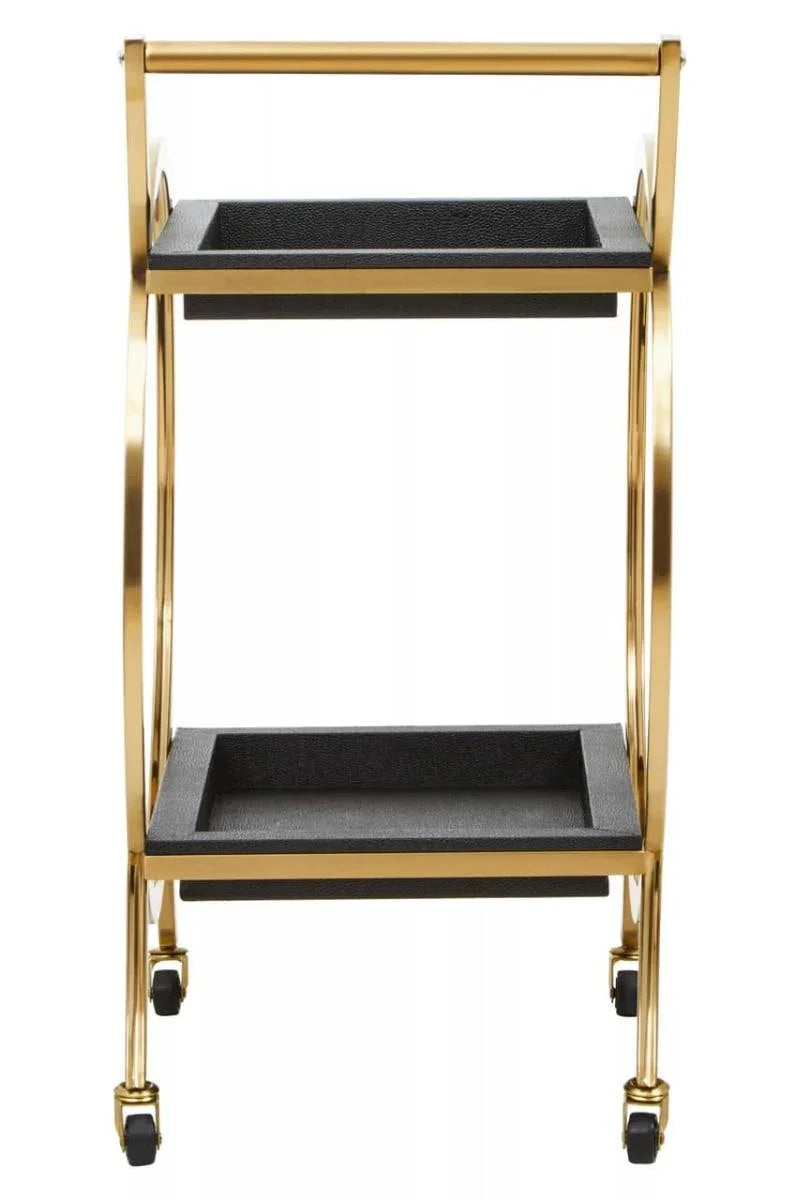 Luxe Black Serving Trolley