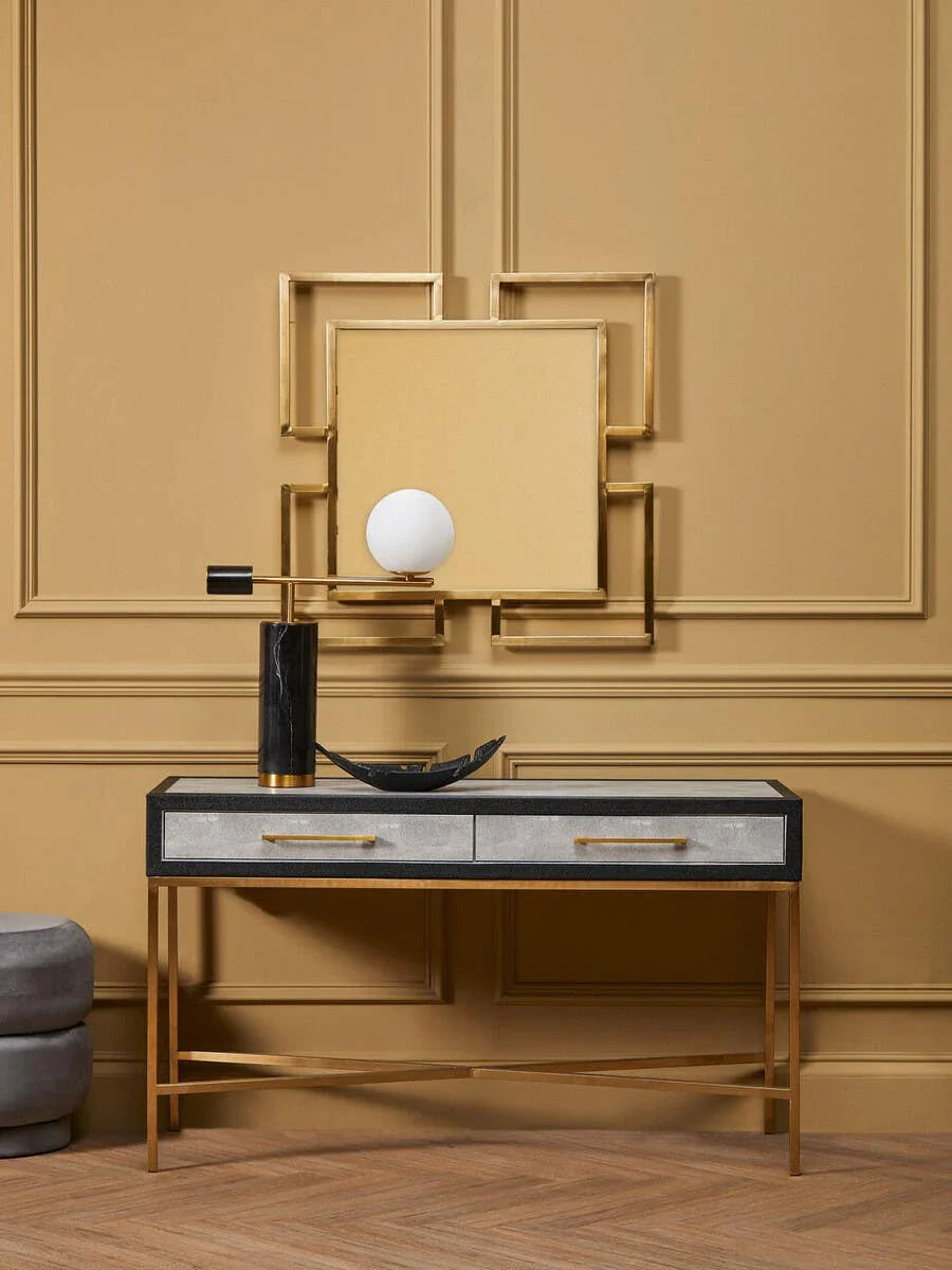 Luxury Shagreen Console Table