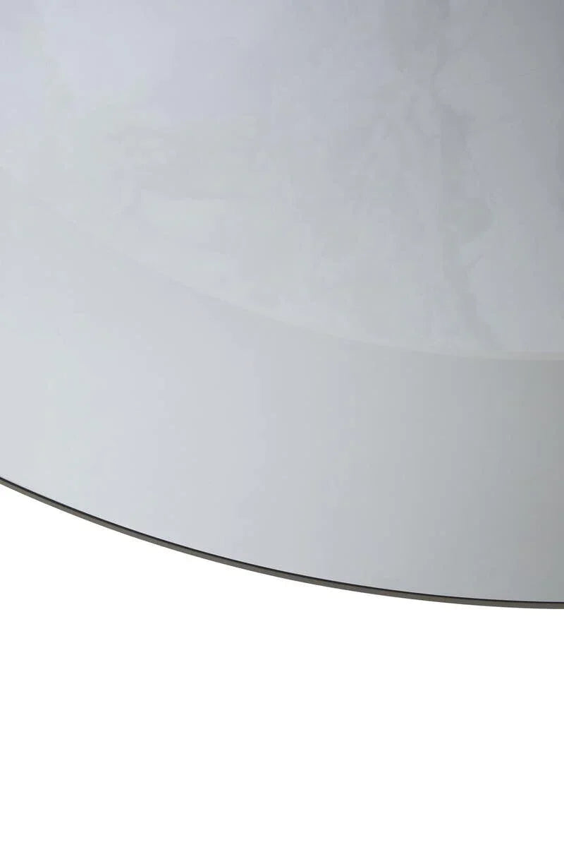 Elegant Grey Glass Coffee Table