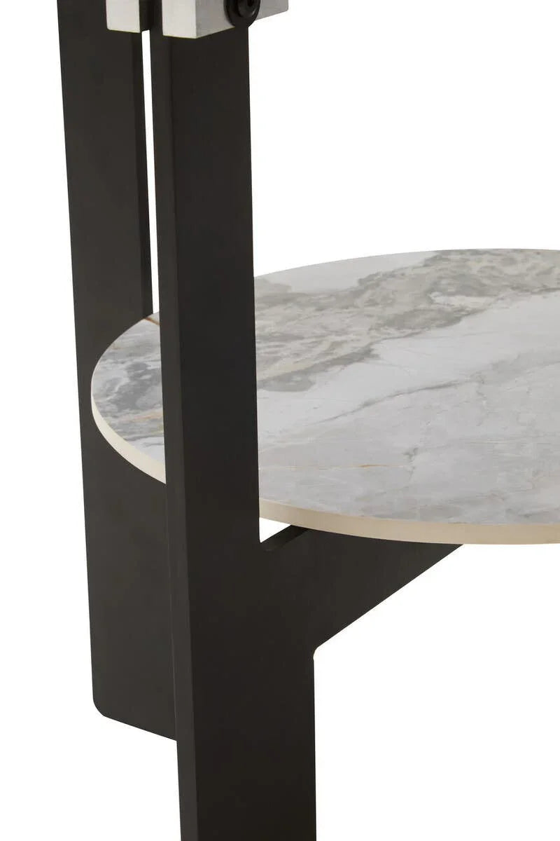 Grey Glass Coffee Table Set