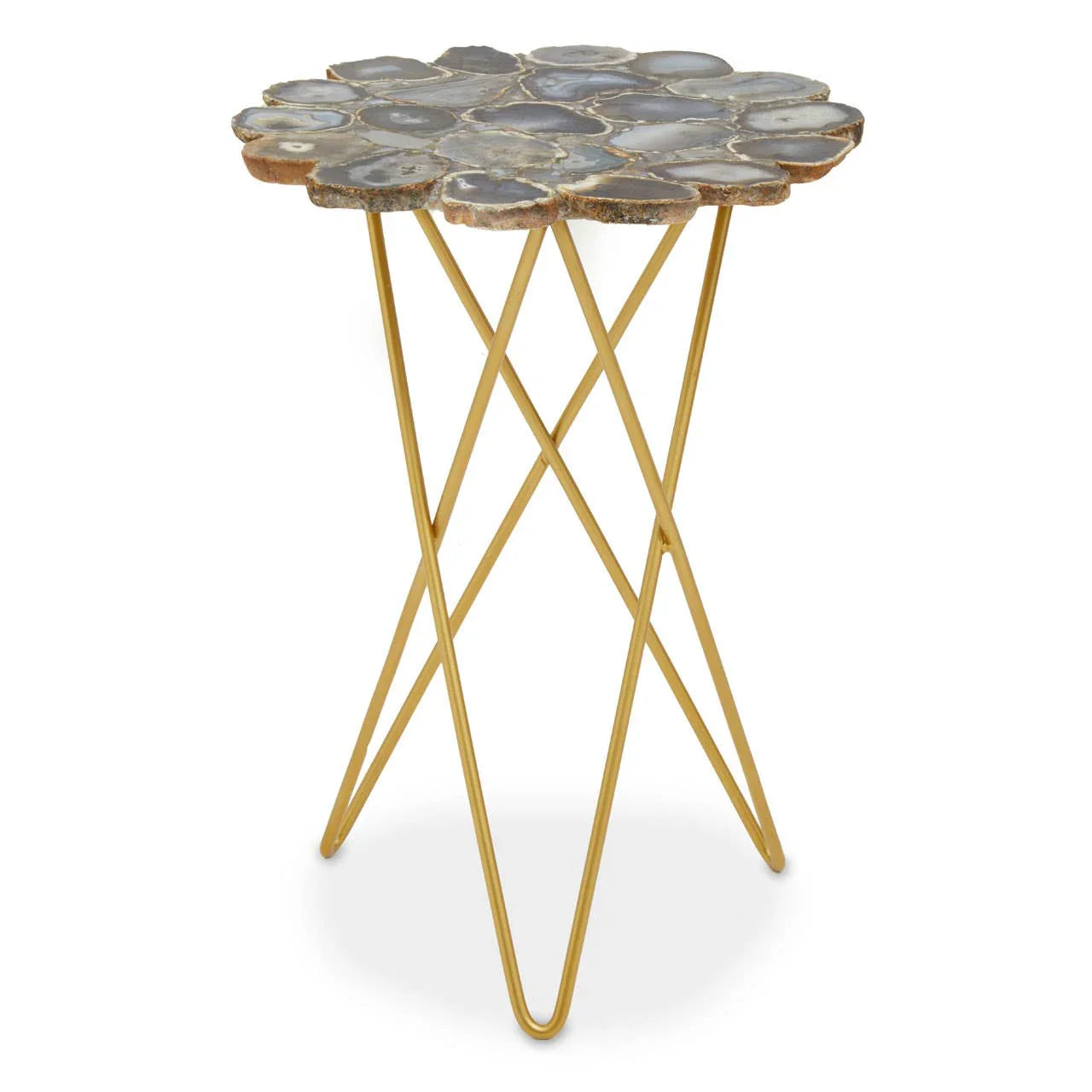 Agate Gold Side Table