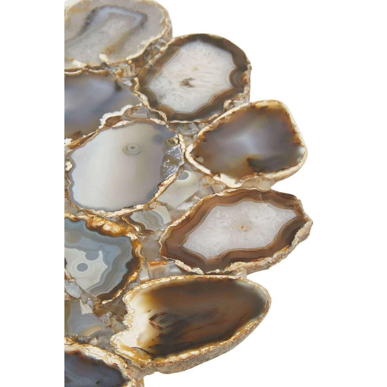 Agate Gold Side Table