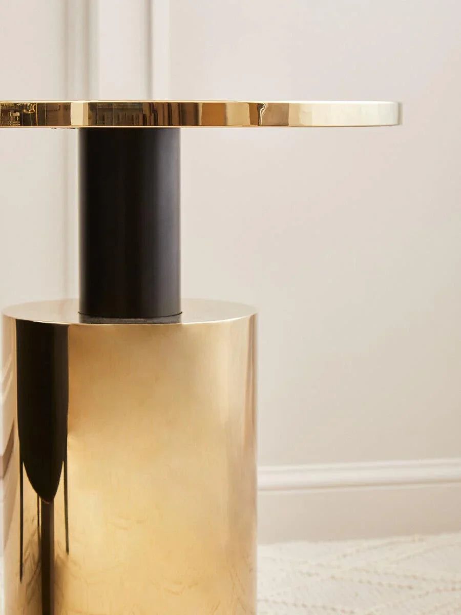 Luxury Marble Gold Side Table