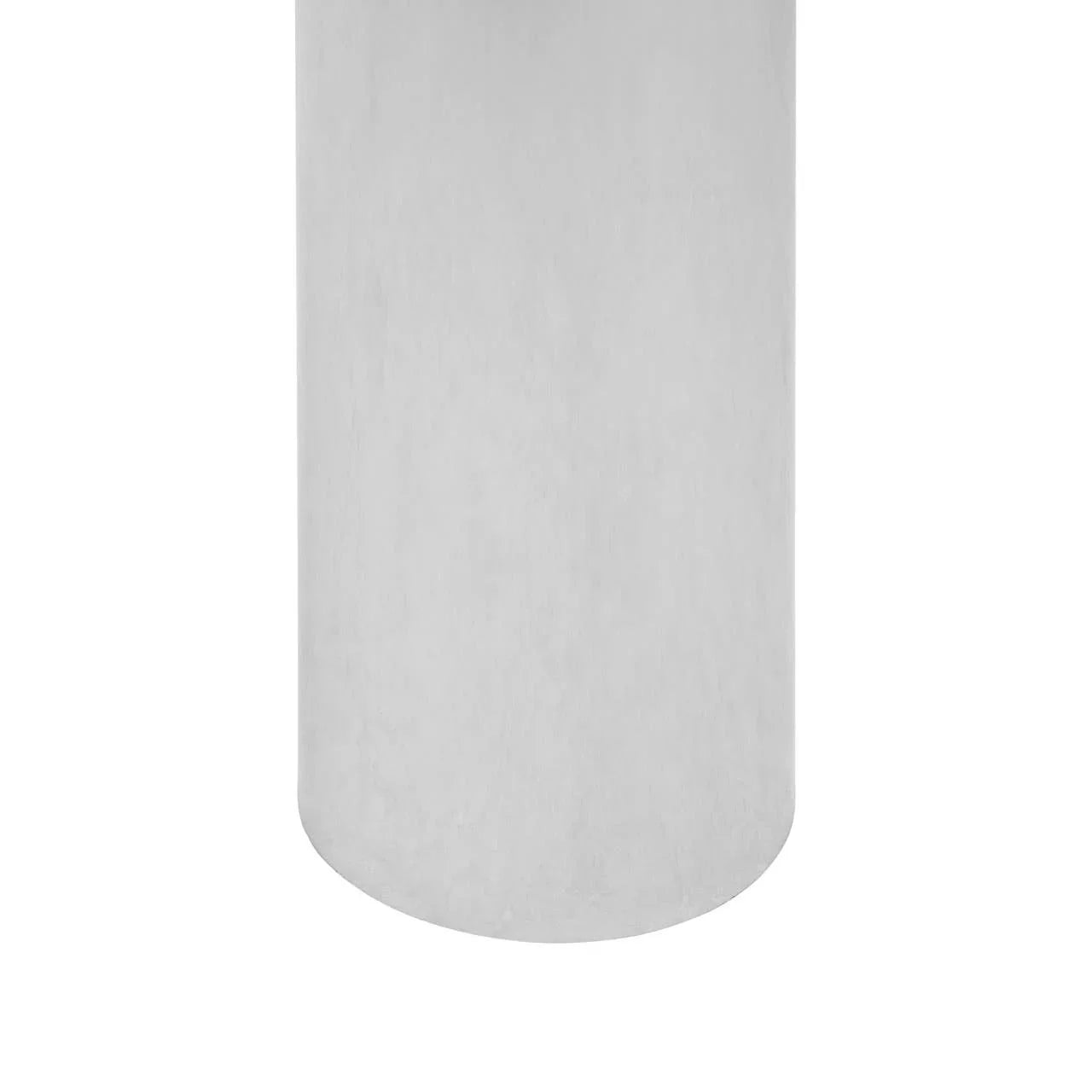 Silver Base Glass Side Table