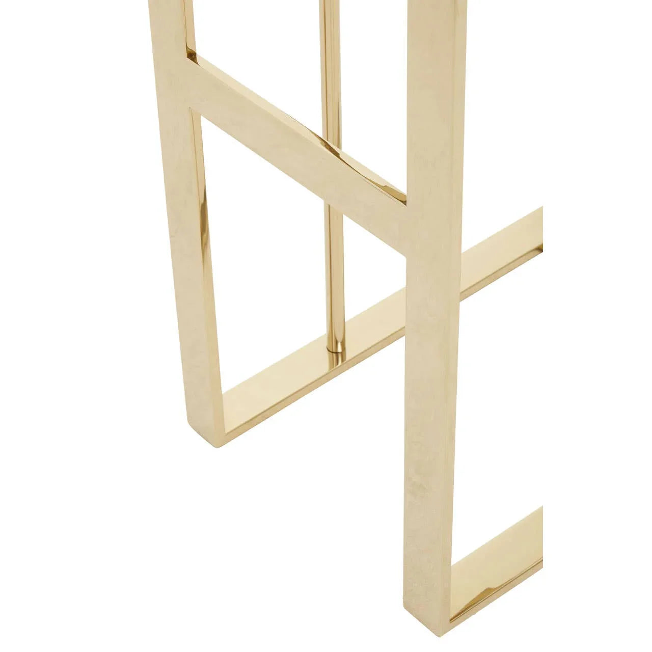 Golden C-Shape Luxe Table