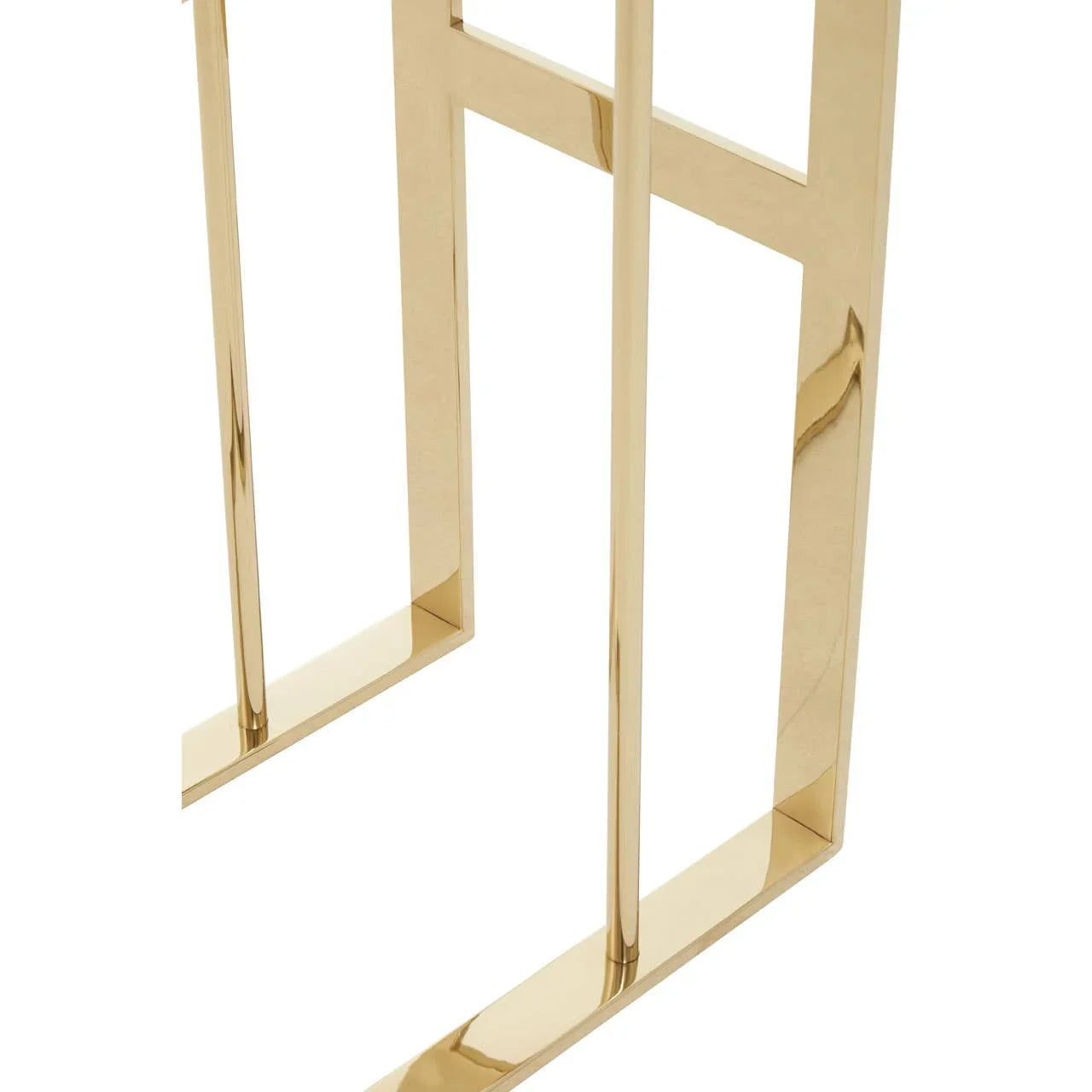 Golden C-Shape Luxe Table