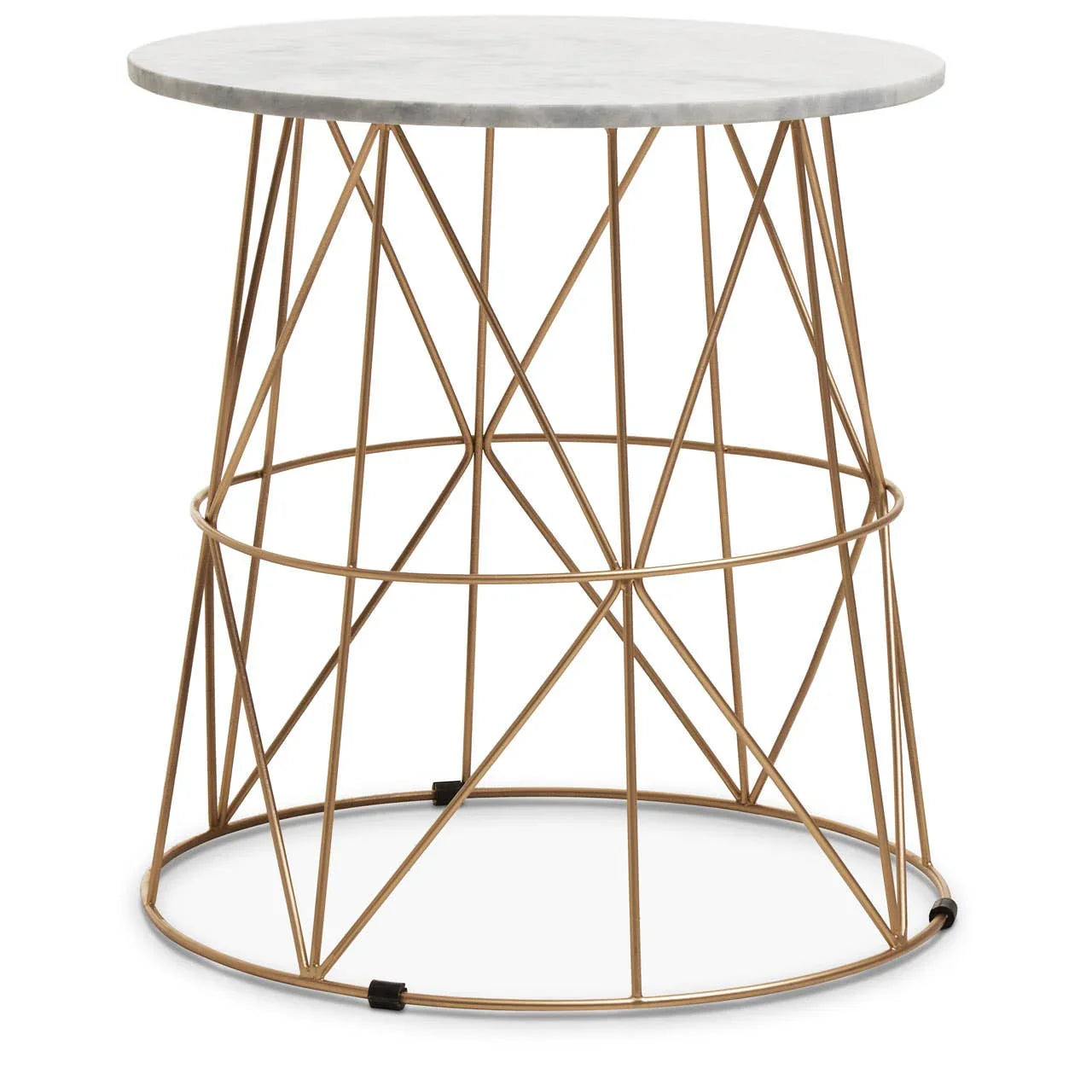 Marble Gold Side Table