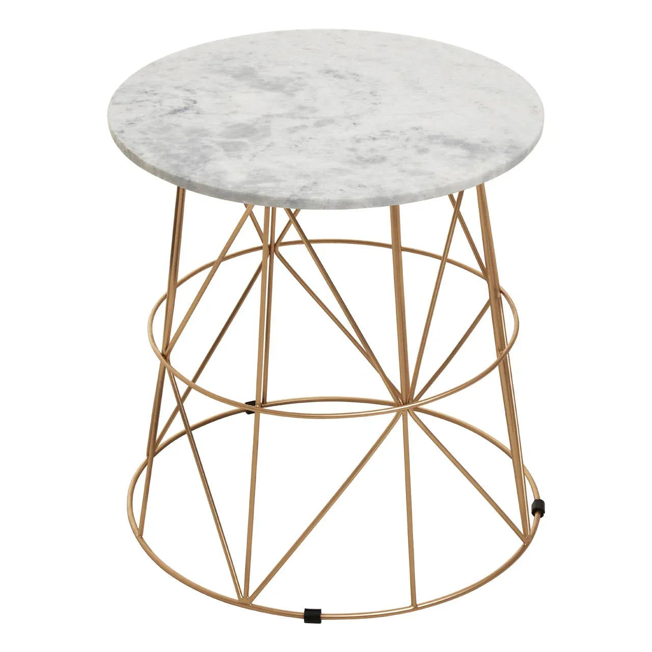 Marble Gold Side Table