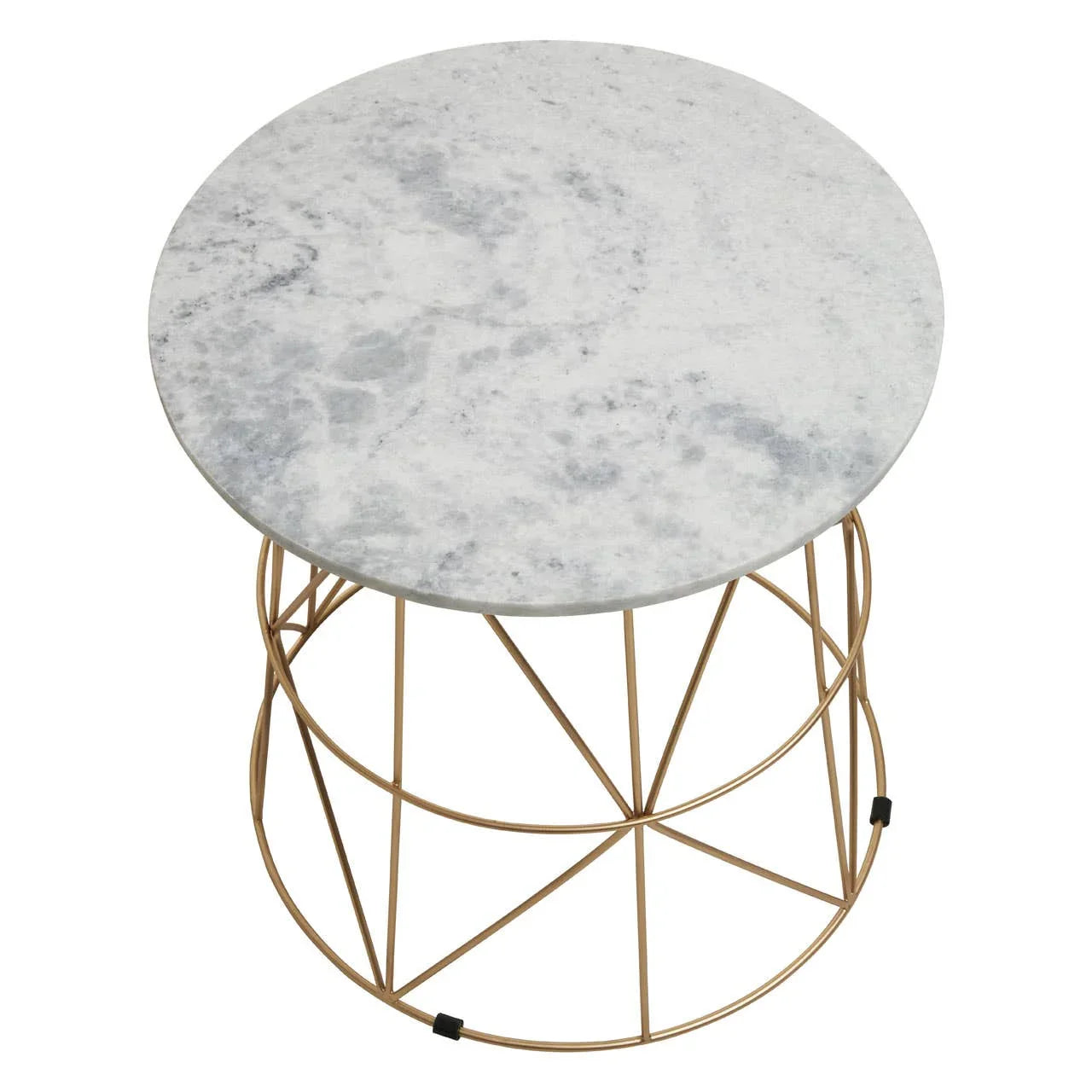Marble Gold Side Table