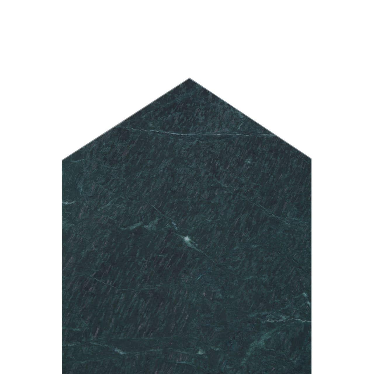 Golden Marble Geometric Console Table