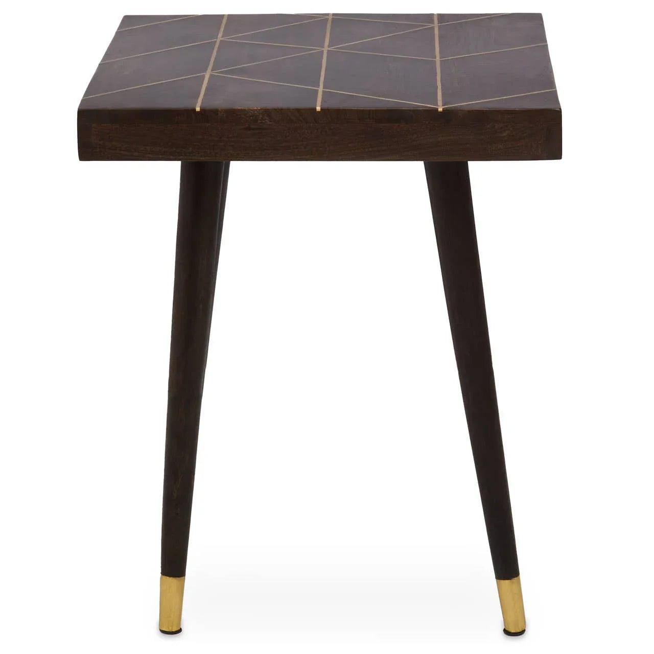 Luxe Mango Wood Side Table
