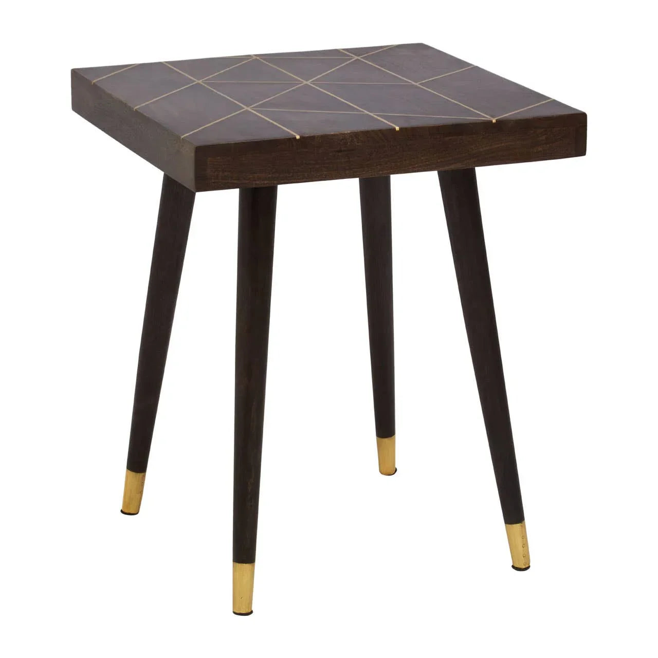 Luxe Mango Wood Side Table