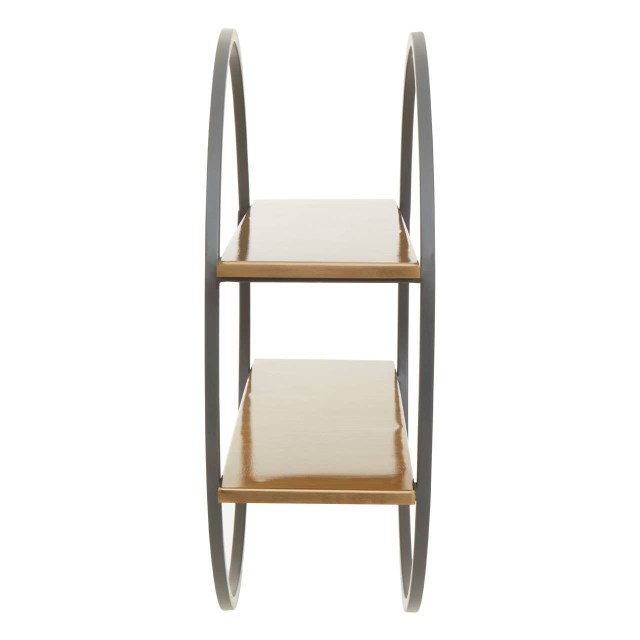 Angular Gold Wall Shelf