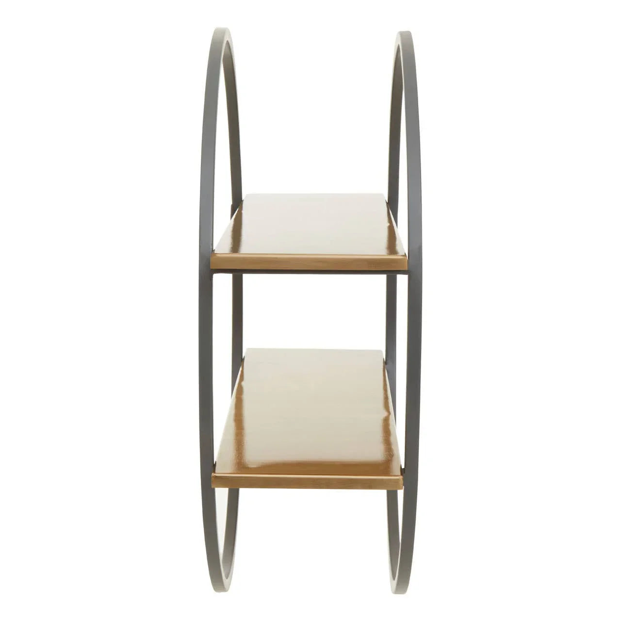 Angular Gold Wall Shelf