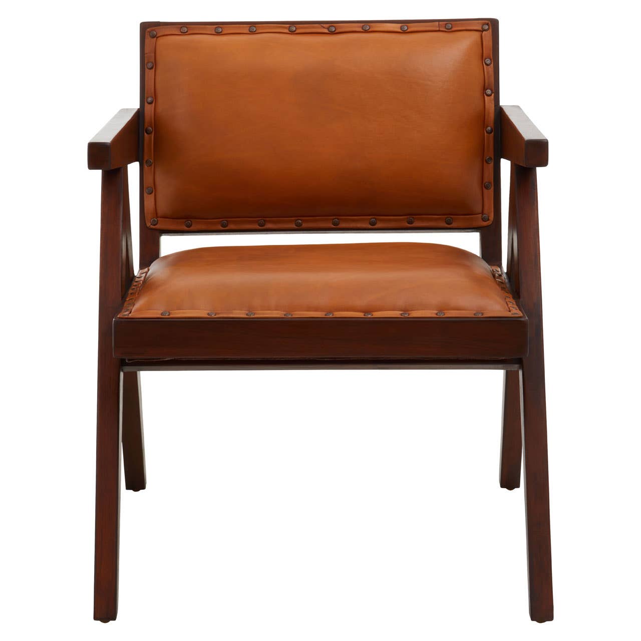 Modern Leather Accent Chair
