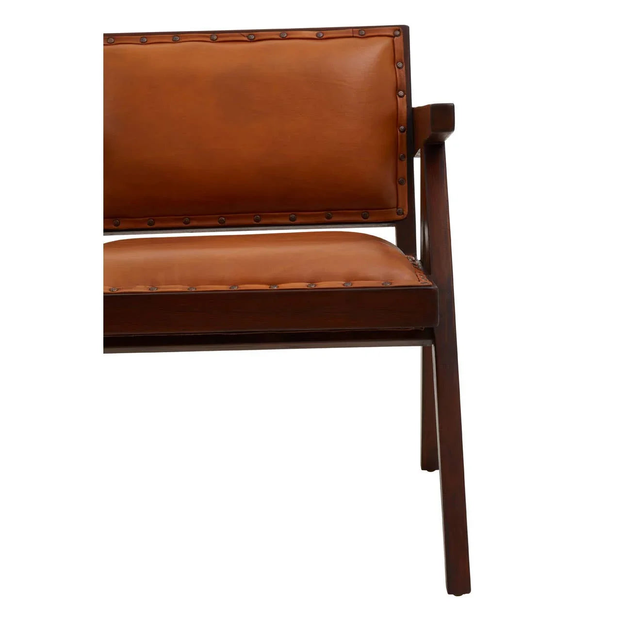 Modern Leather Accent Chair