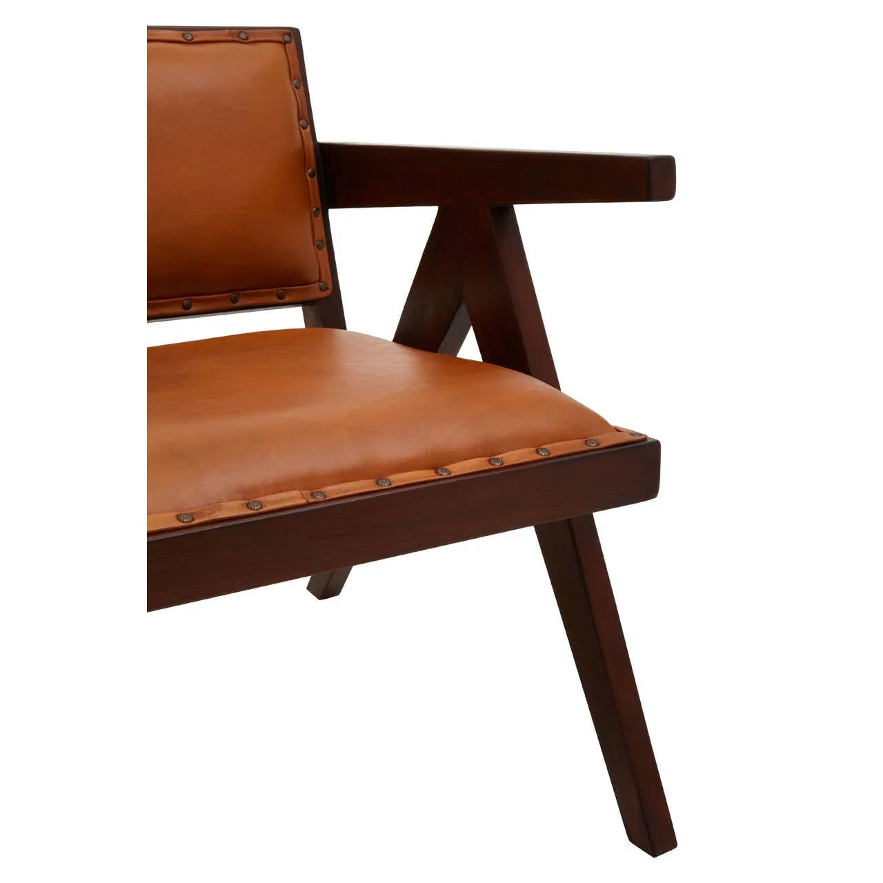 Modern Leather Accent Chair