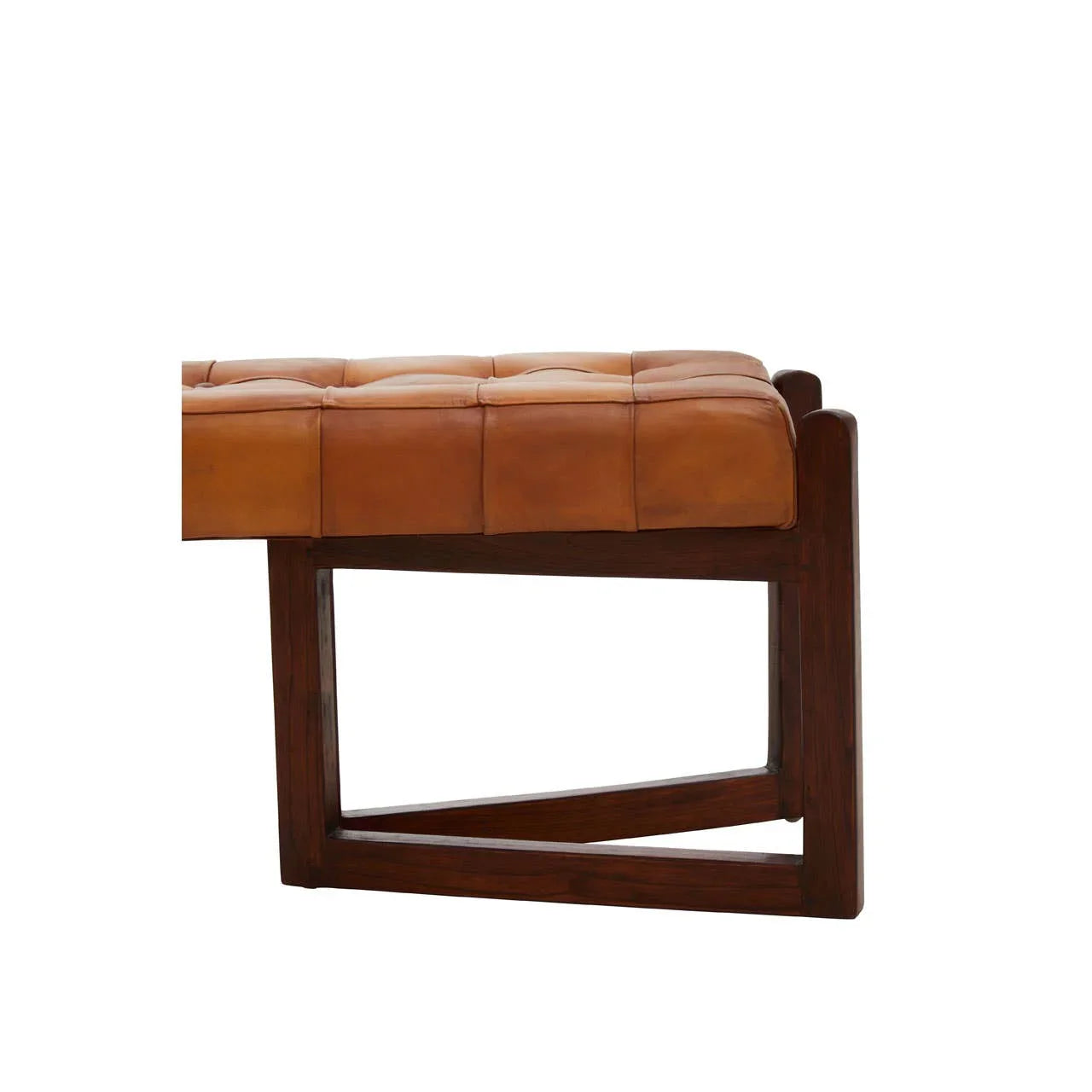 Luxe Leather Bench