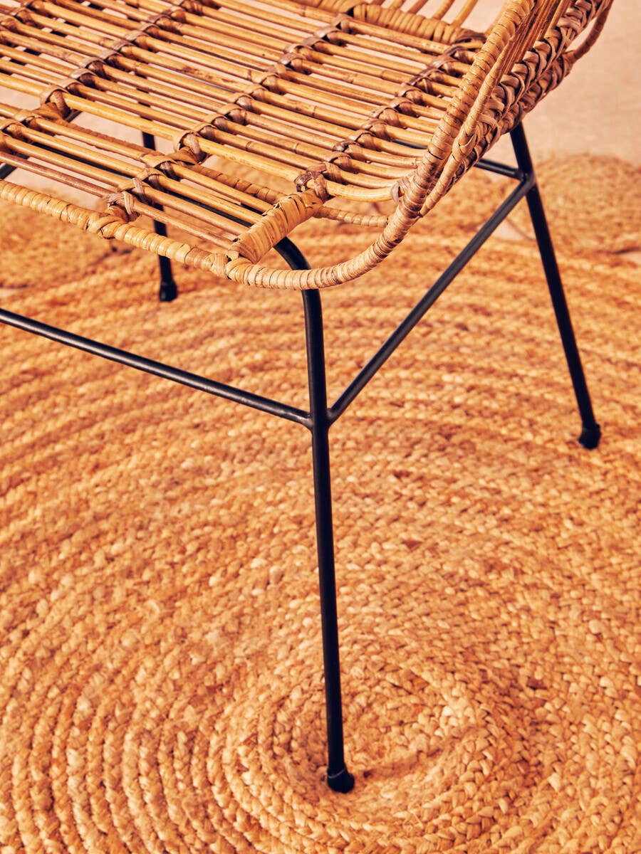 Sleek Rattan Accent Chair