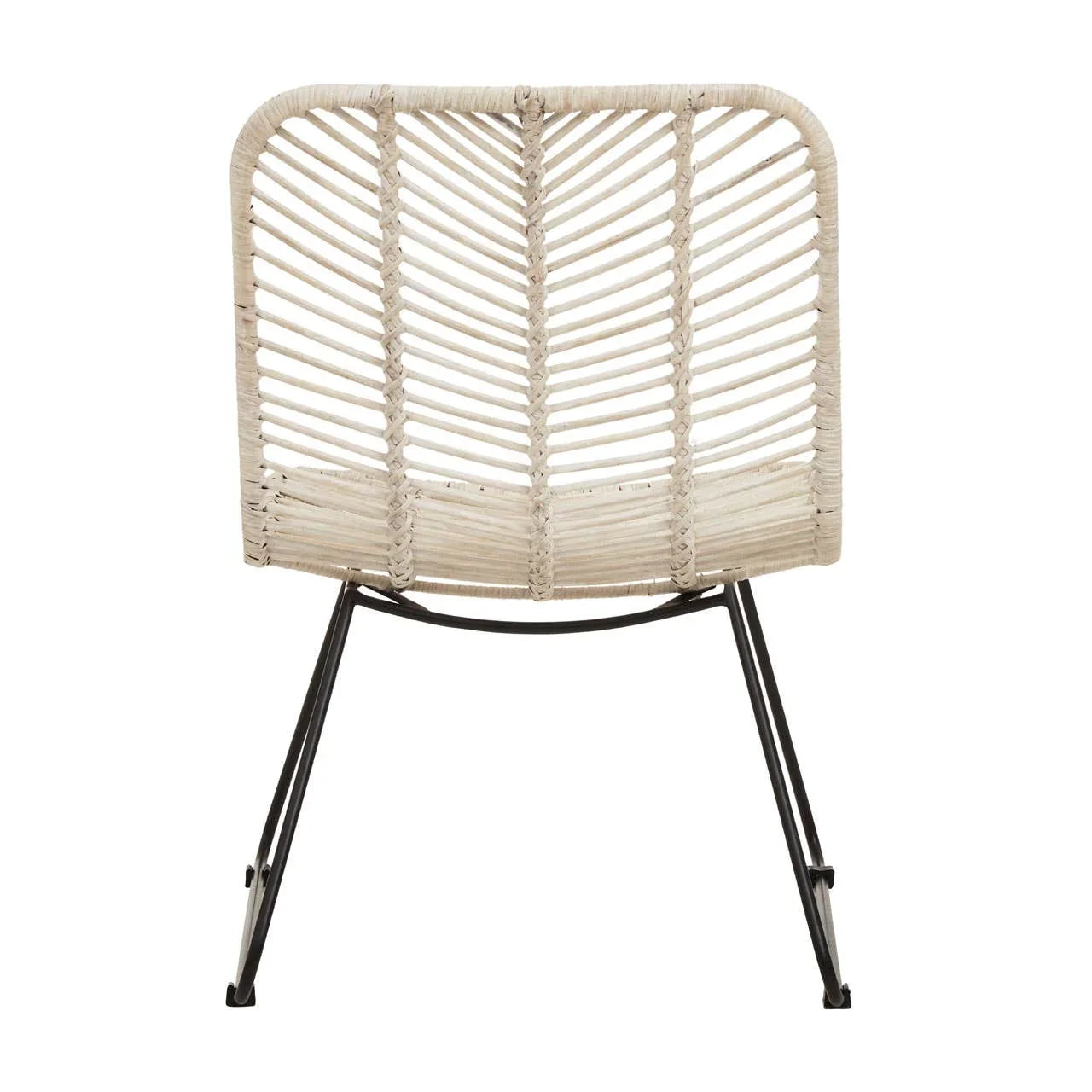 Boho Rattan Accent Chair