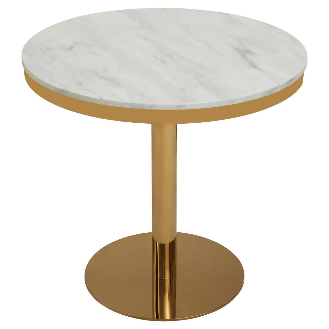 Luxe Marble Gold Dining Table