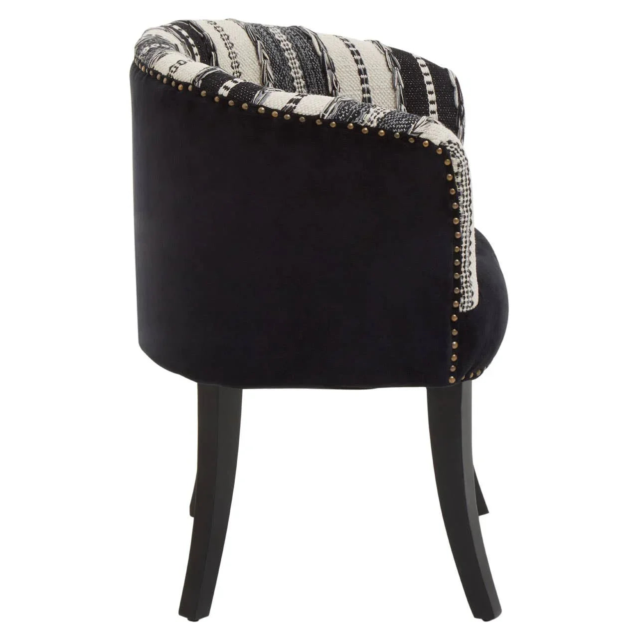 Artisanal Velvet Accent Chair