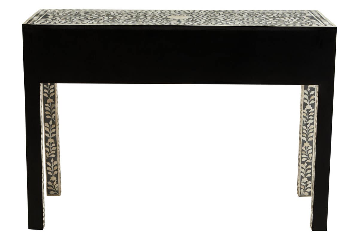 Bone Inlay Floral Desk