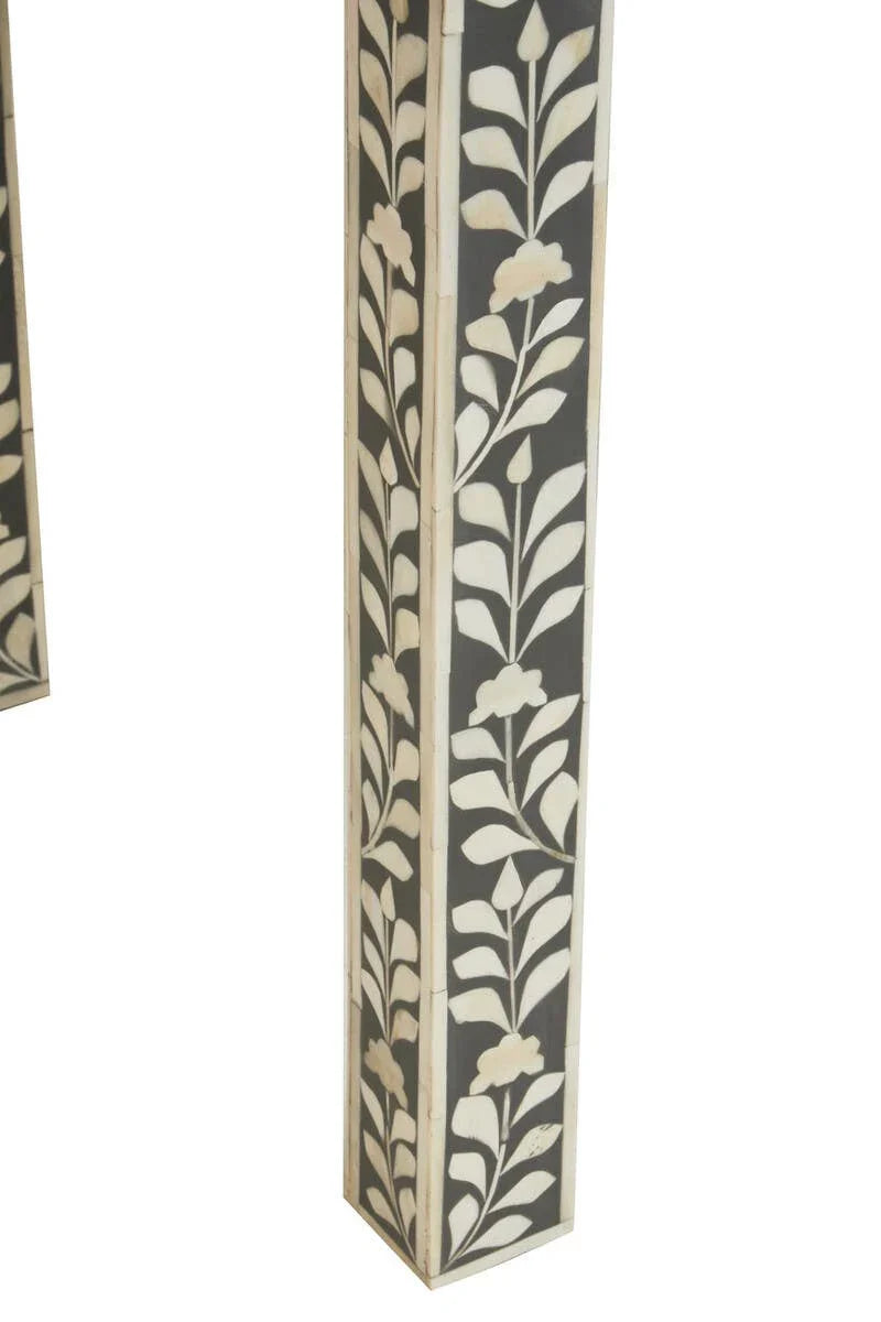 Bone Inlay Floral Desk