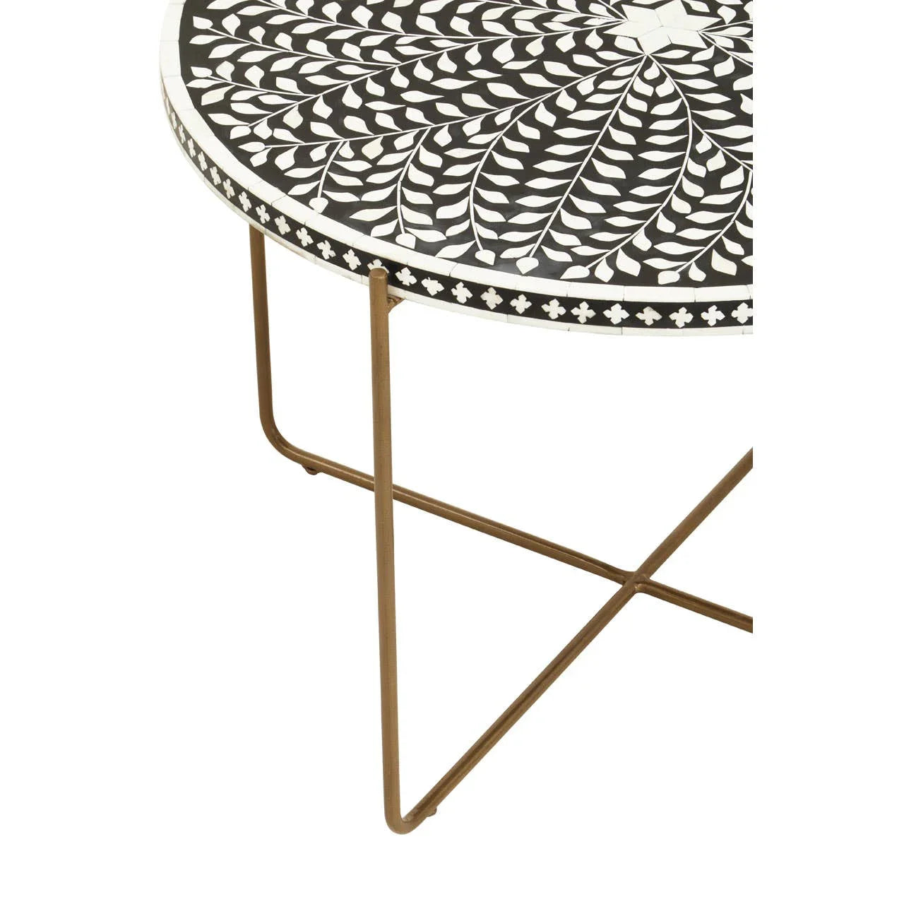 Bone Inlay Coffee Table