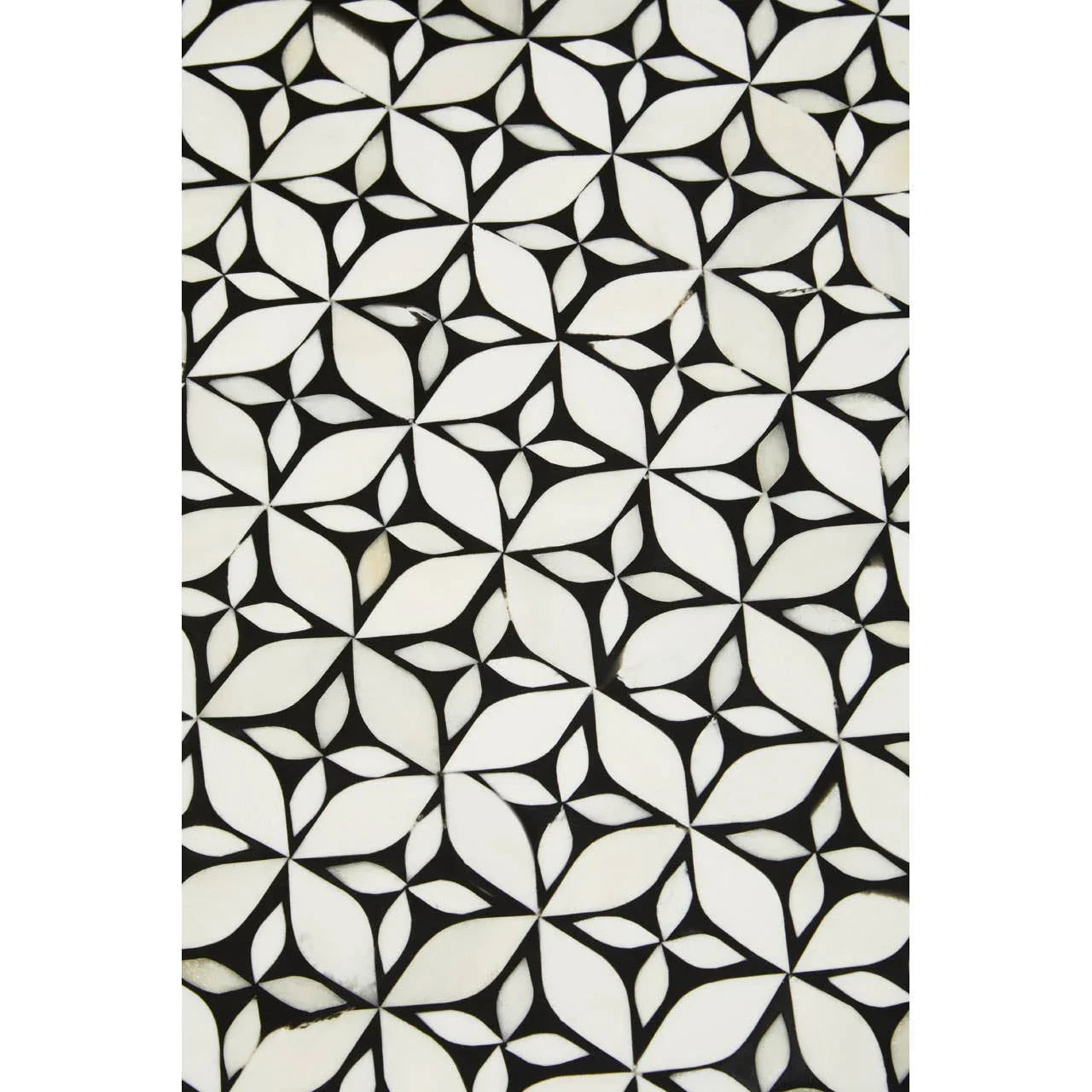 Geometric Bone Side Table