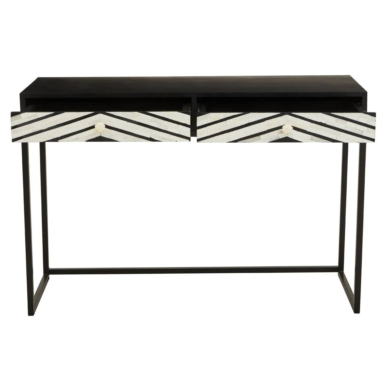 Bone Inlay Console Table