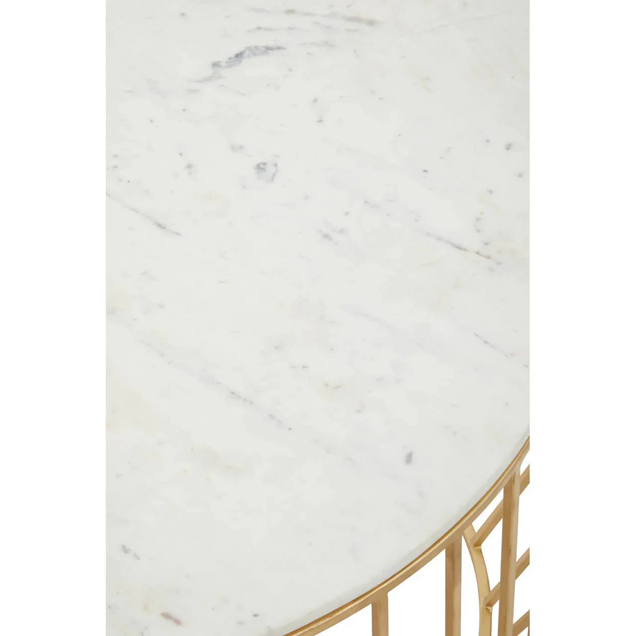 Luxurious Marble Gold Coffee Table