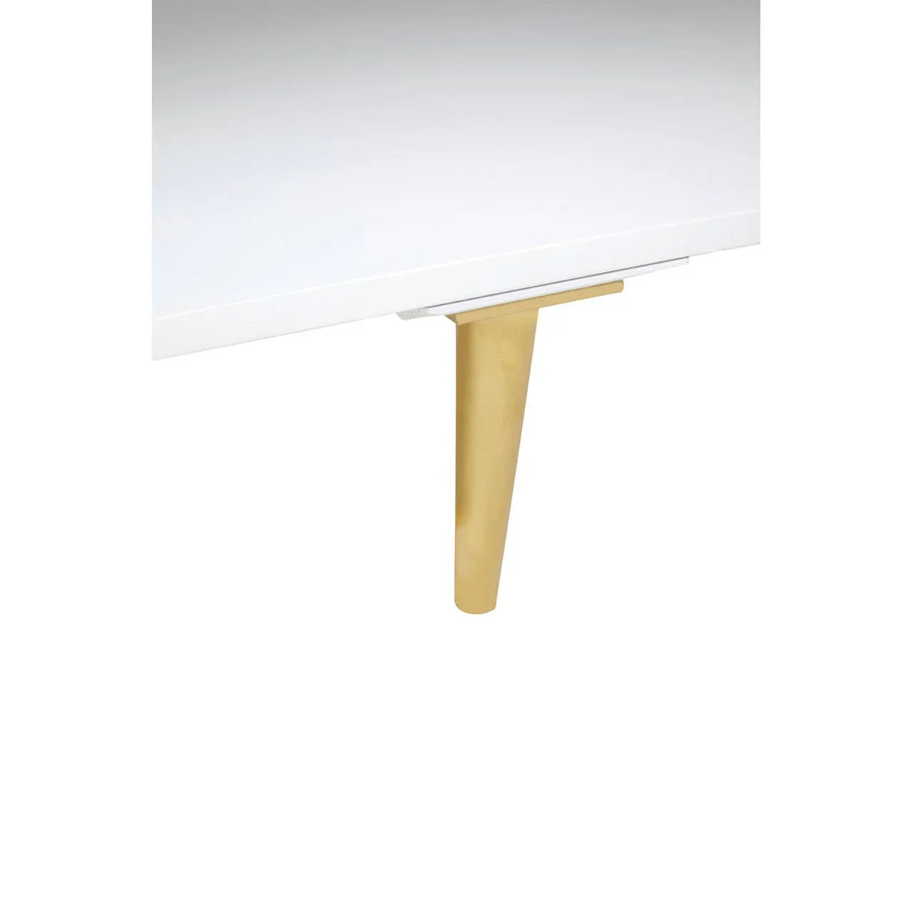 Golden Touch Mango Wood Sideboard with Circular Handles