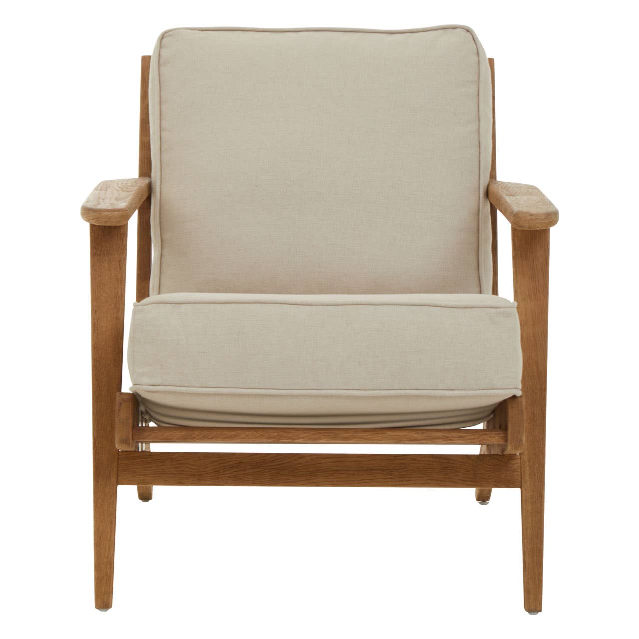 Oak Reclined Armchair