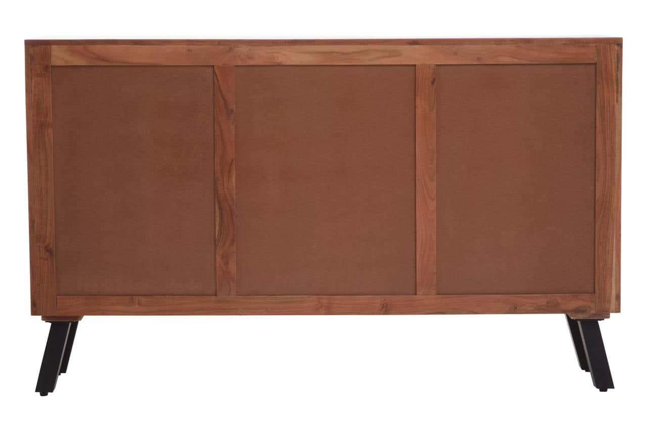 Nashik Acacia Wood Sideboard with Metal Accents