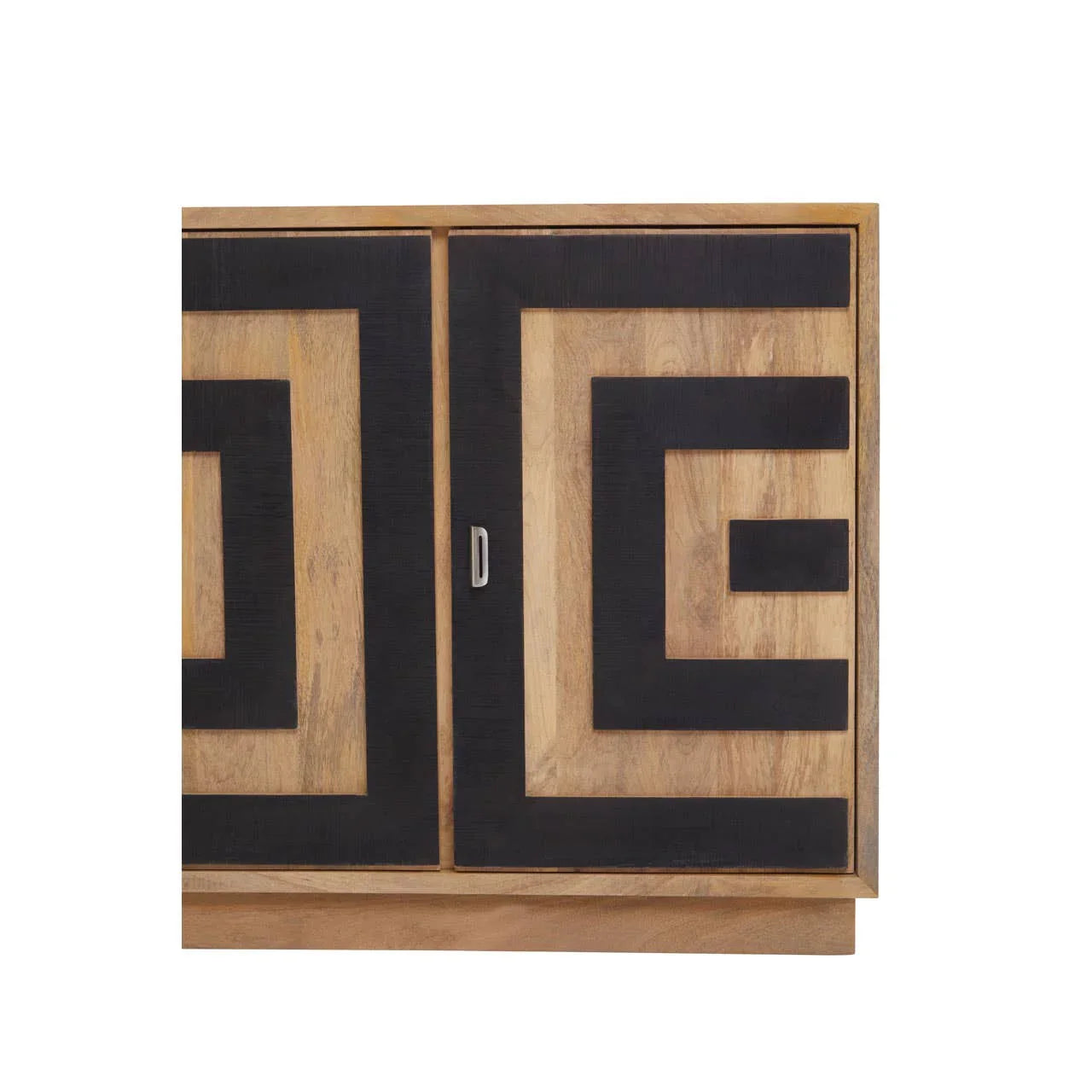 Salem 4-Door Mango Wood Sideboard with Unique Pattern