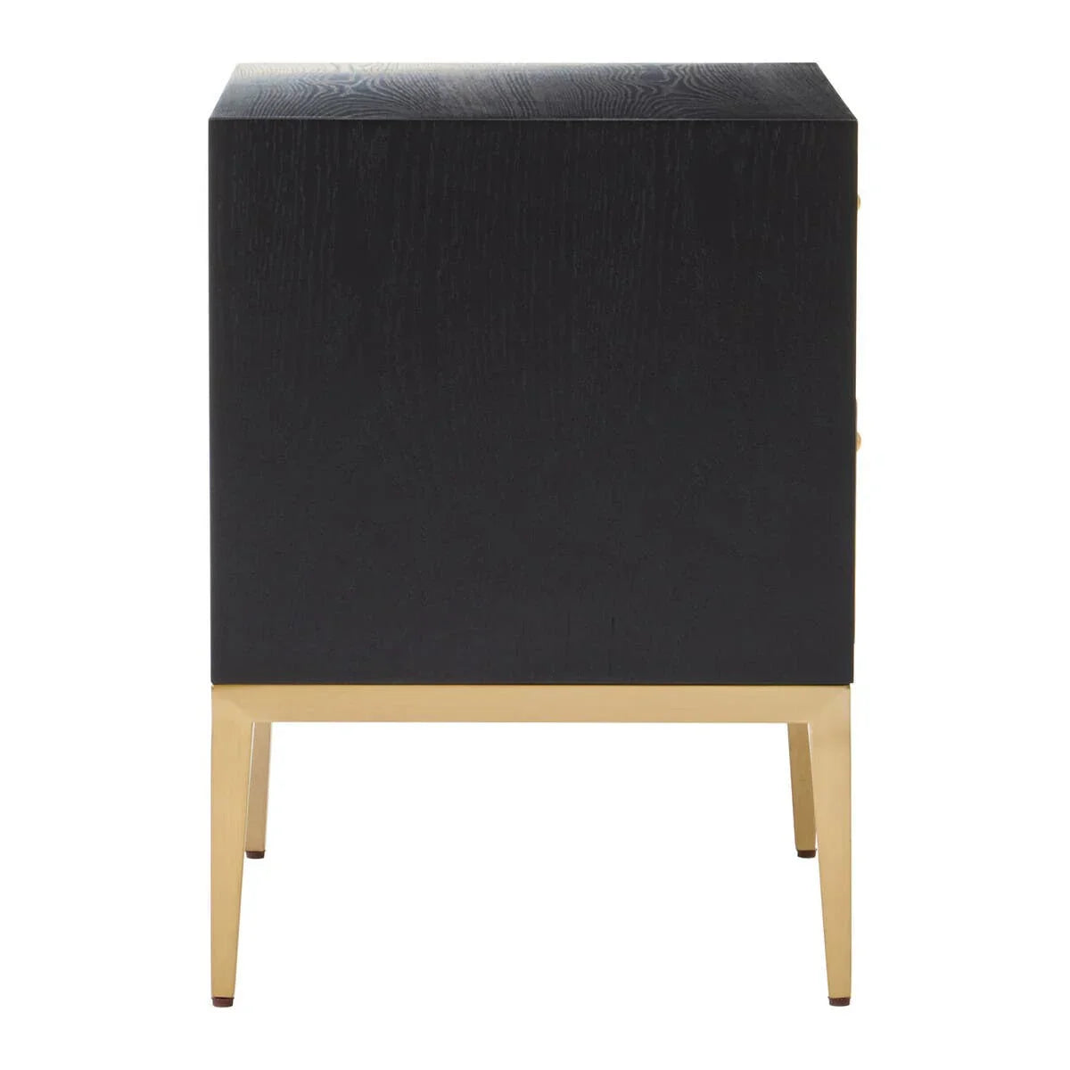 Luxe Grey Shagreen Side Table