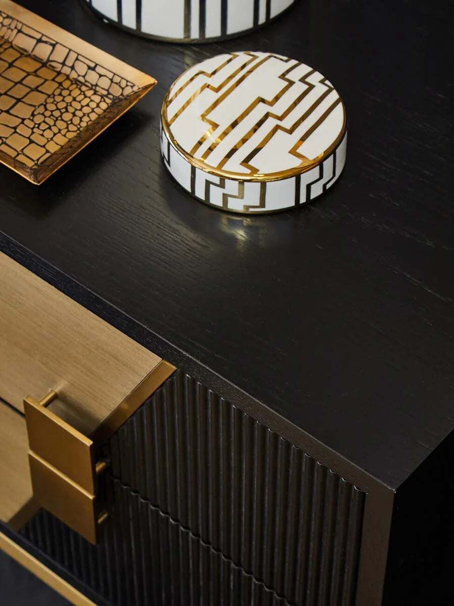 Modern Two-Tone Side Table