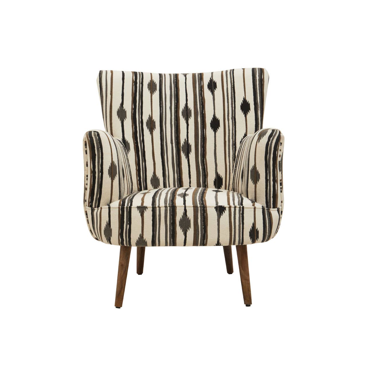 Modern Diamond Weave Armchair
