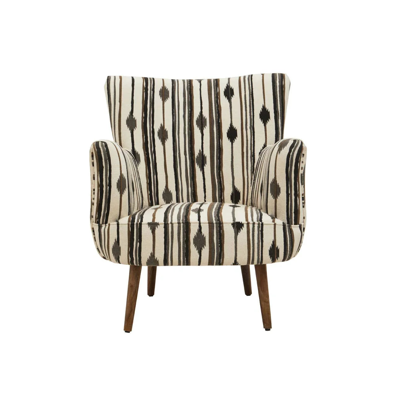 Modern Diamond Weave Armchair