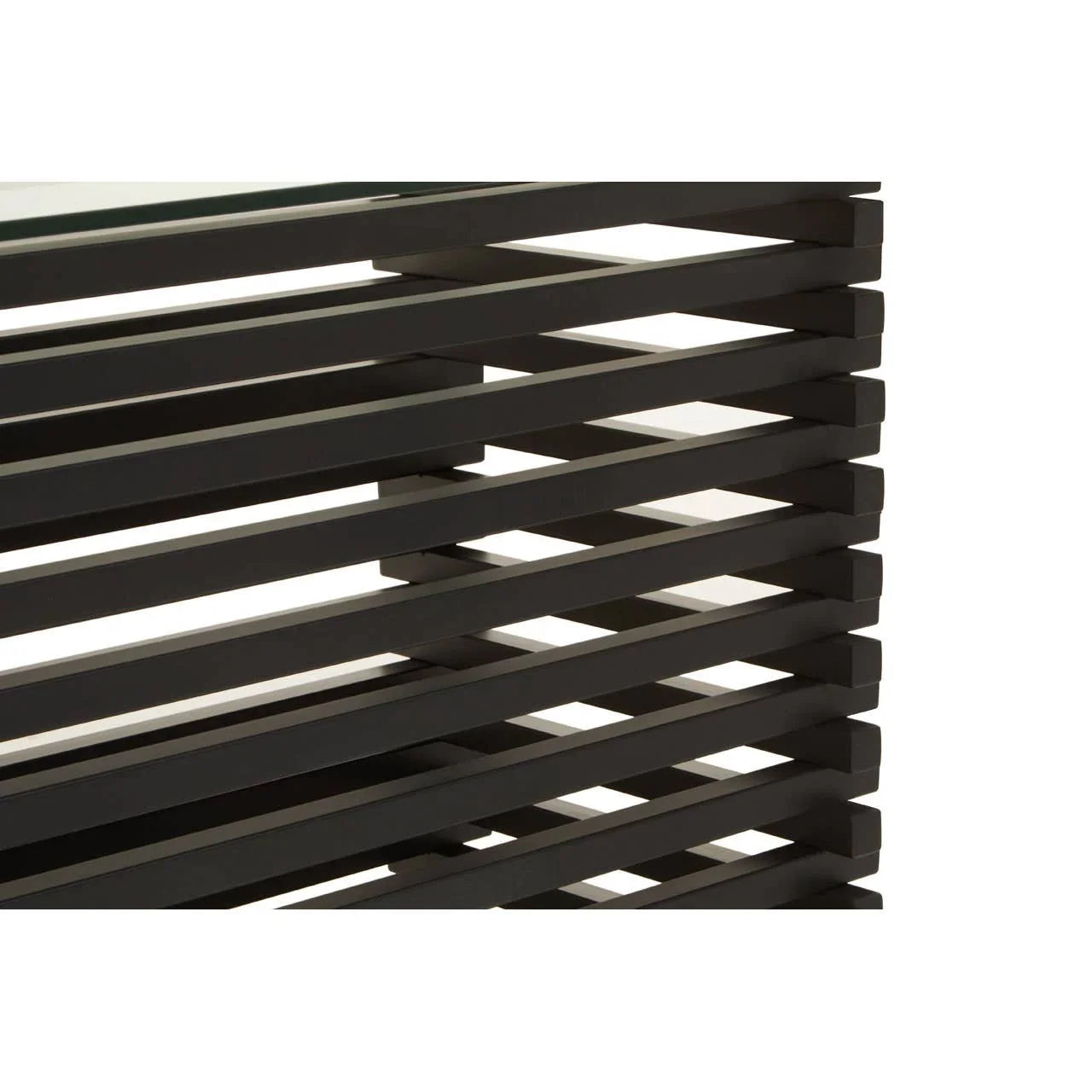 Deco Black Glass Dining Table