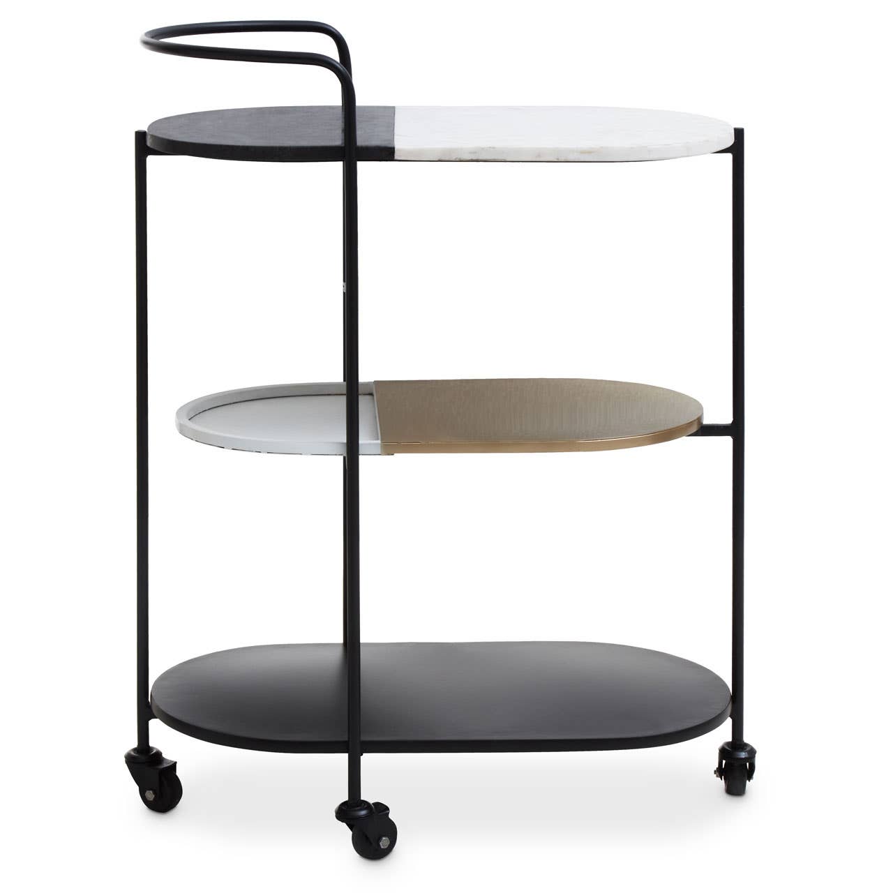 Marble Tiered Trolley